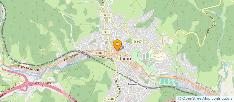 localisation de l'entreprise SCI JGLEM  TARARE