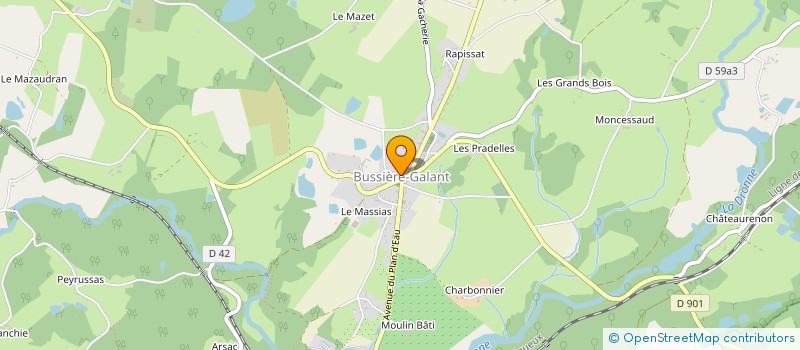 localisation de l'entreprise SCI JGM à LES CARS