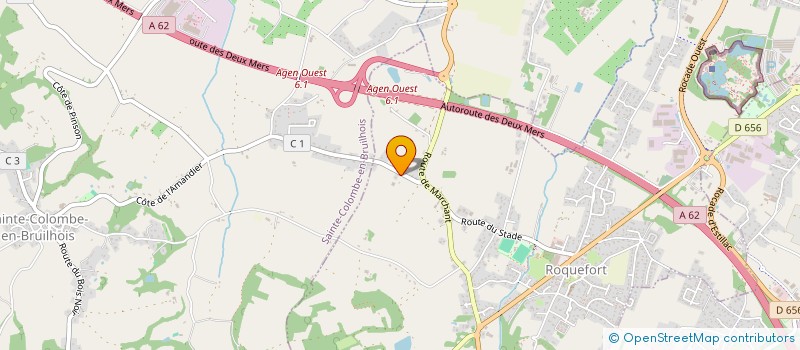 localisation de l'entreprise SCI JGT  ROQUEFORT