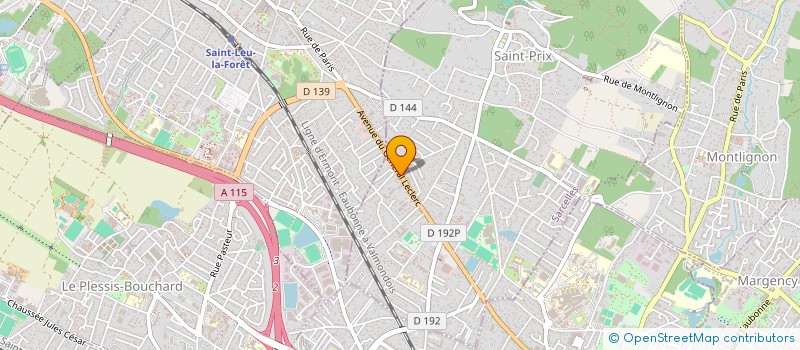 localisation de l'entreprise SCI JH à SAINT-PRIX