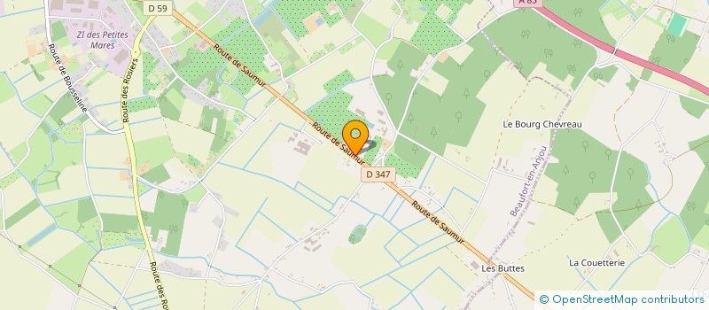 localisation de l'entreprise SCI JH à BRISSAC LOIRE AUBANCE