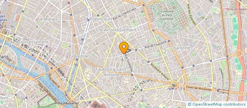 localisation de l'entreprise SCI JH  PARIS