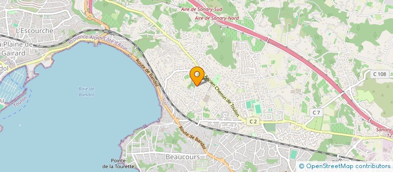 localisation de l'entreprise SCI JH à SANARY-SUR-MER