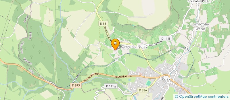 localisation de l'entreprise SCI JH IMMO à NOLAY