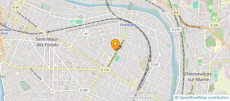 localisation de l'entreprise SCI JH RIESENER à SAINT-MAUR-DES-FOSSES