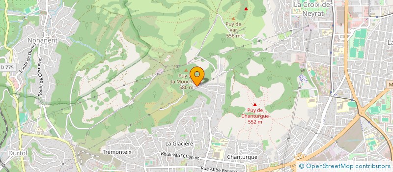 localisation de l'entreprise SCI JHAM  CLERMONT-FERRAND