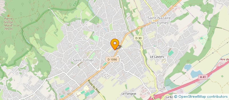 localisation de l'entreprise SCI JHASALPES à SAINT-ISMIER