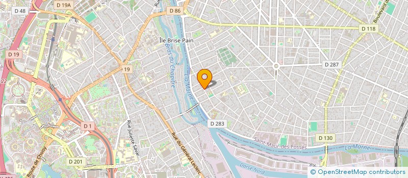 localisation de l'entreprise SCI JHC à SAINT-MAUR-DES-FOSSES