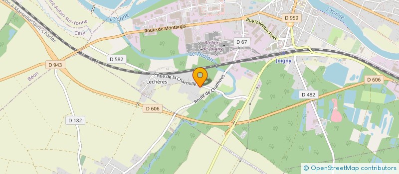 localisation de l'entreprise SCI JHE à JOIGNY