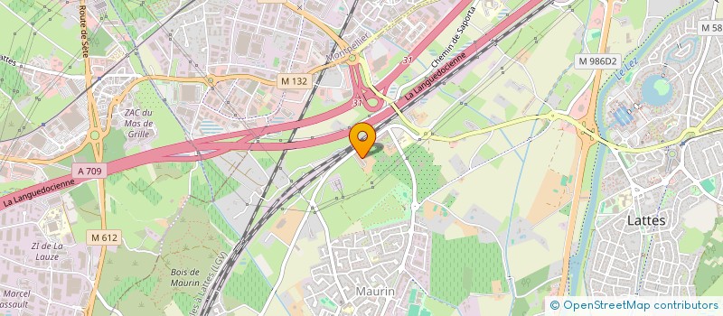 localisation de l'entreprise SCI JHELUM à LATTES