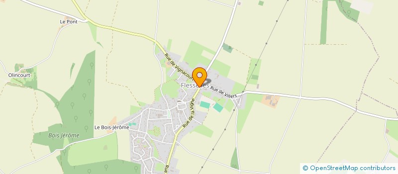 localisation de l'entreprise SCI JHI  FLESSELLES