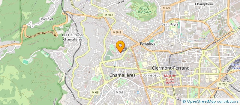 localisation de l'entreprise SCI JHIMMO  CHAMALIERES