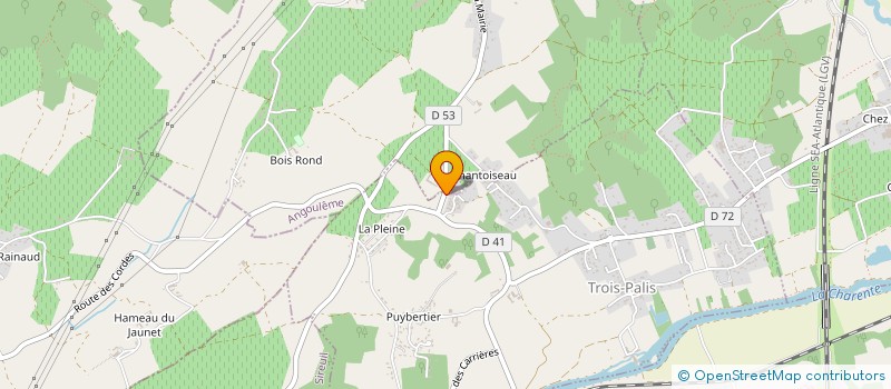 localisation de l'entreprise SCI JHJ à LINARS