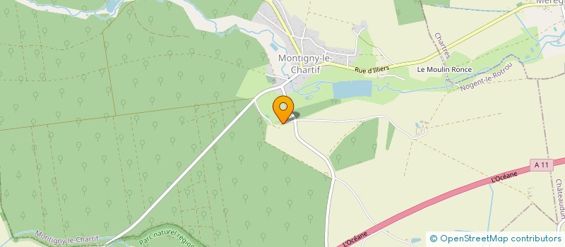 localisation de l'entreprise SCI JHLF à MONTIGNY-LE-CHARTIF