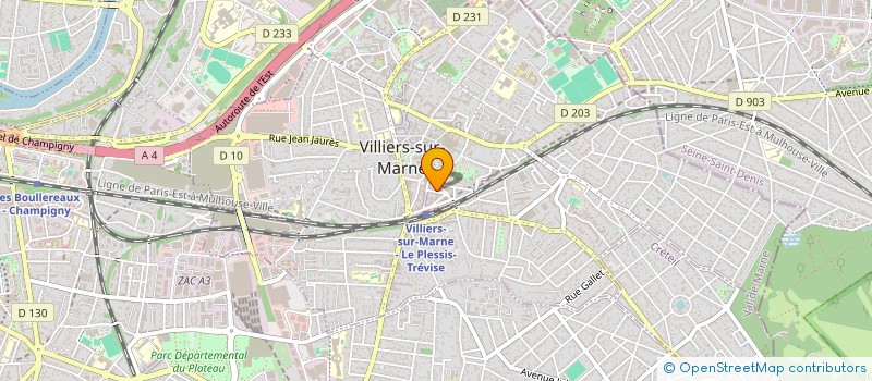 localisation de l'entreprise SCI JHS  VILLIERS-SUR-MARNE