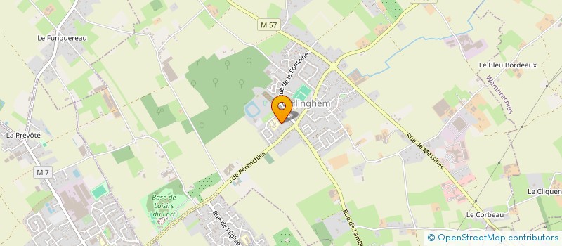 localisation de l'entreprise SCI JHV IMMOBILIER  VERLINGHEM