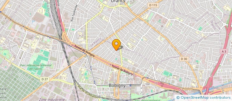 localisation de l'entreprise SCI JI  BOBIGNY