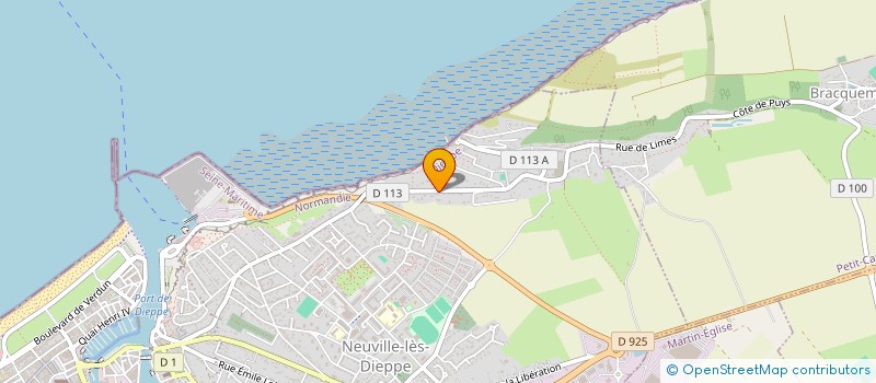 localisation de l'entreprise SCI JI.BE.D  DIEPPE