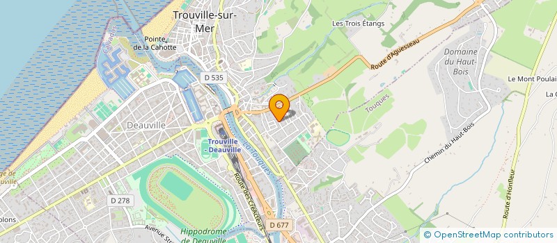 localisation de l'entreprise SCI JI JIA FU  TROUVILLE-SUR-MER