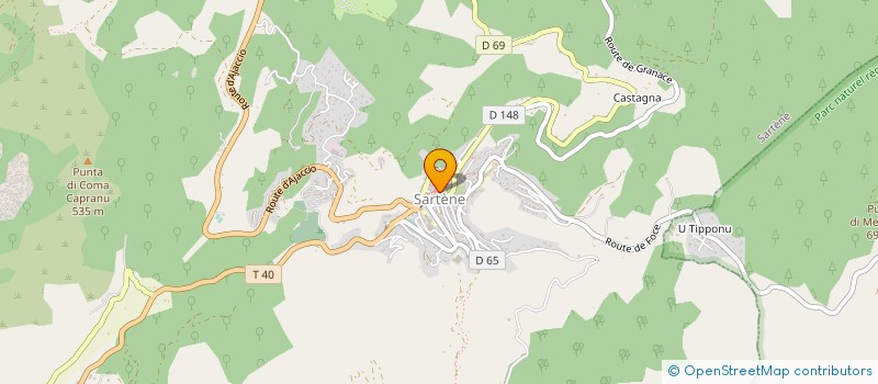 localisation de l'entreprise SCI JIACCIOLU à SARTENE