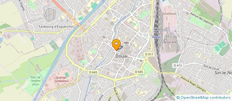 localisation de l'entreprise SCI JIAMA à DOUAI
