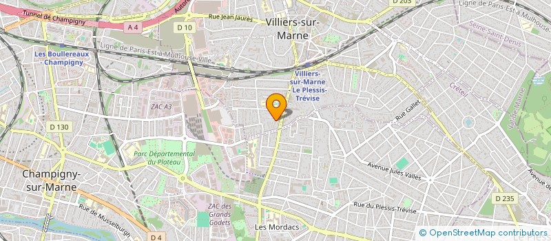 localisation de l'entreprise SCI JIAN  VILLIERS-SUR-MARNE