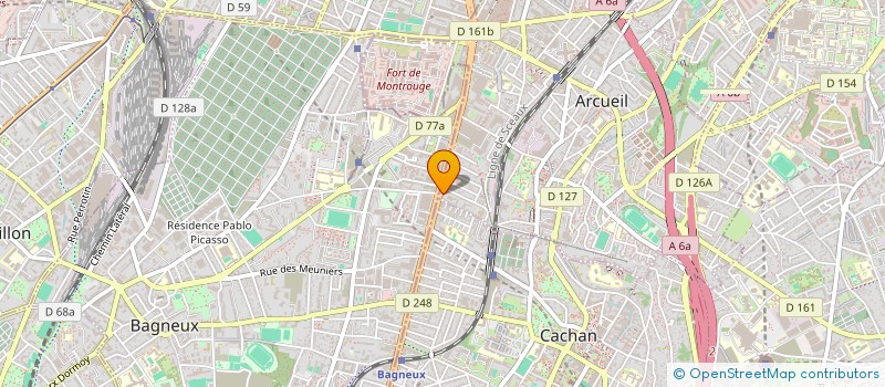 localisation de l'entreprise SCI JIANG LIN  ARCUEIL