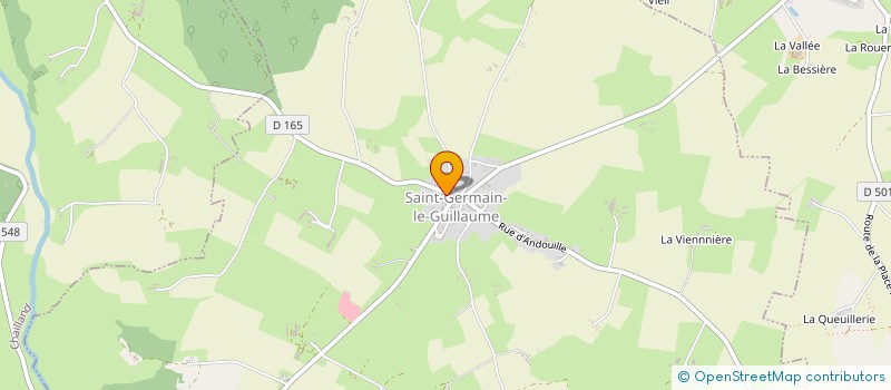 localisation de l'entreprise SCI JIBAN  SAINT-GERMAIN-LE-GUILLAUME