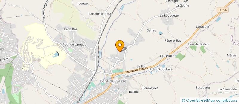 localisation de l'entreprise SCI JIBE  BAJAMONT