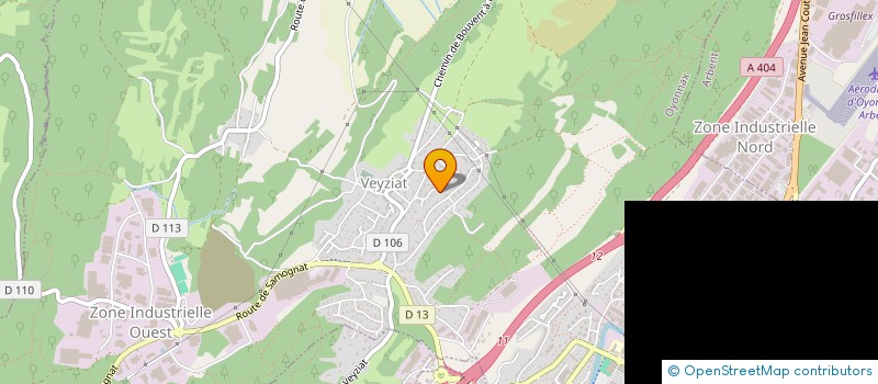 localisation de l'entreprise SCI JIBE à OYONNAX