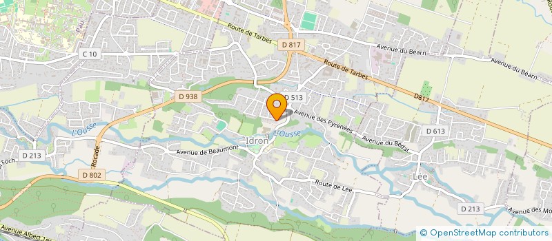 localisation de l'entreprise SCI JIBE  IDRON