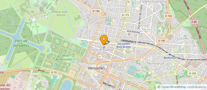 localisation de l'entreprise SCI JIBEGE à VERSAILLES