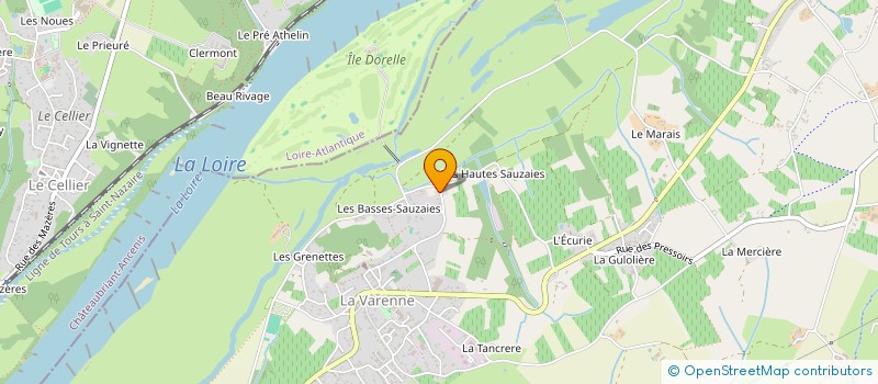 localisation de l'entreprise SCI JIBELEC  OREE-D'ANJOU