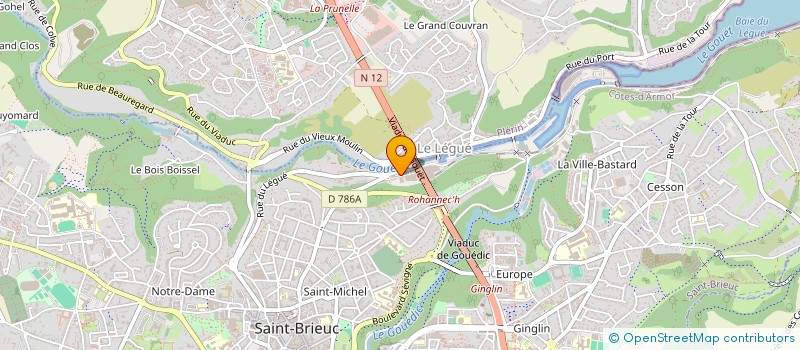 localisation de l'entreprise SCI JIBIDI à SAINT-BRIEUC