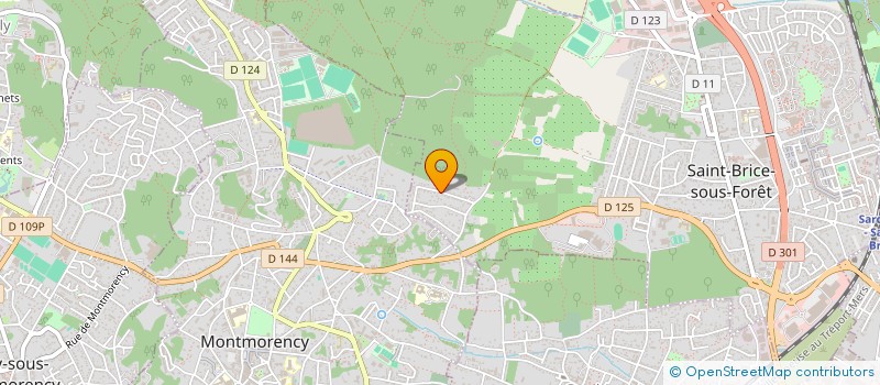 localisation de l'entreprise SCI JIBRIL à SAINT-BRICE-SOUS-FORET