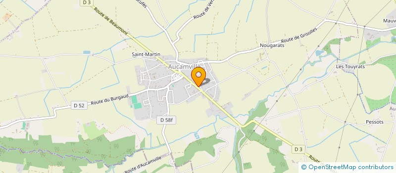 localisation de l'entreprise SCI JICEM  AUCAMVILLE