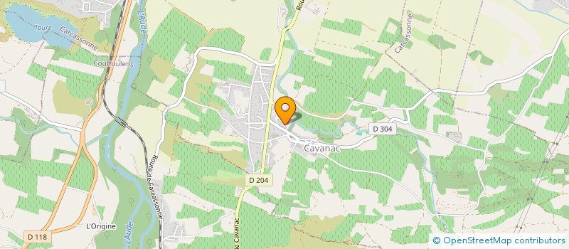 localisation de l'entreprise SCI JIDO  CAVANAC