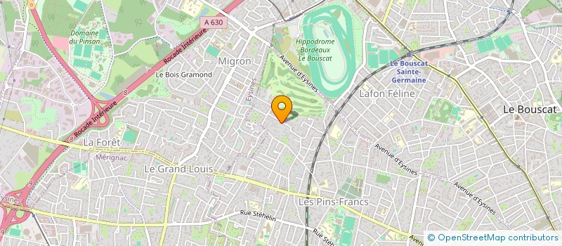 localisation de l'entreprise SCI JIEL  BORDEAUX