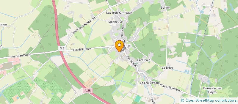 localisation de l'entreprise SCI JIEMVE à BRISSAC LOIRE AUBANCE