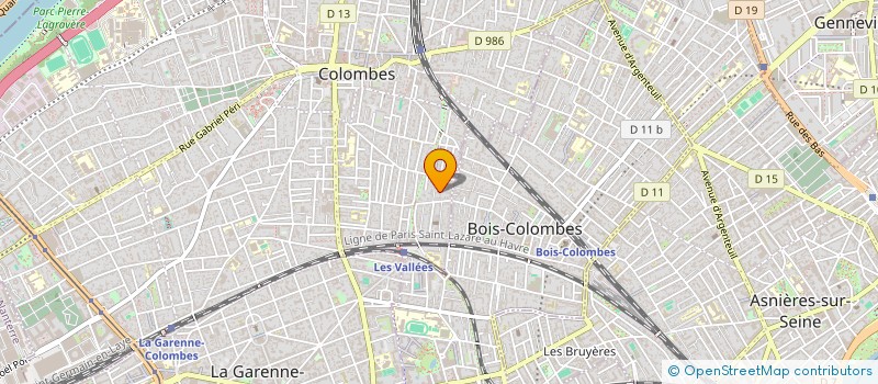 localisation de l'entreprise SCI JIF à COLOMBES