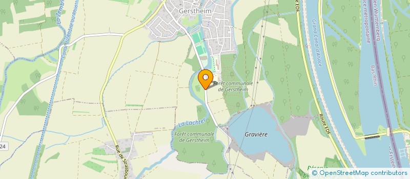 localisation de l'entreprise SCI JIF  GERSTHEIM