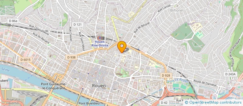 localisation de l'entreprise SCI JIHAIR à ROUEN