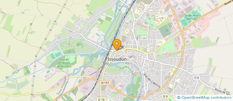 localisation de l'entreprise SCI JIHANE à ISSOUDUN