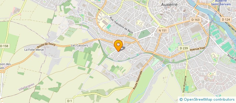 localisation de l'entreprise SCI JIHELDE à AUXERRE