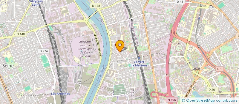 localisation de l'entreprise SCI JIJ à ALFORTVILLE