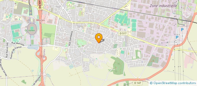 localisation de l'entreprise SCI JIJEL  MEYZIEU