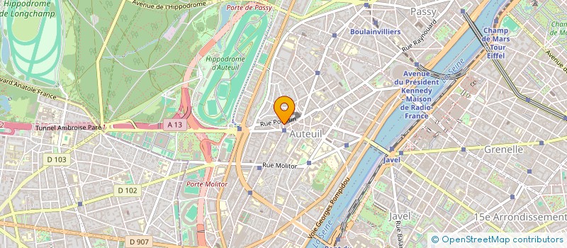 localisation de l'entreprise SCI JIKA  PARIS