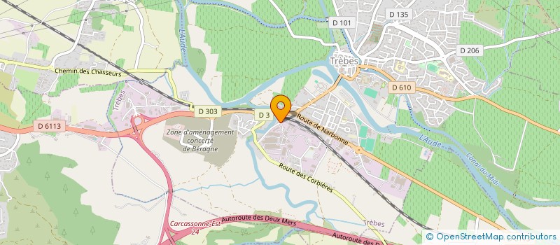 localisation de l'entreprise SCI JIKA  TREBES