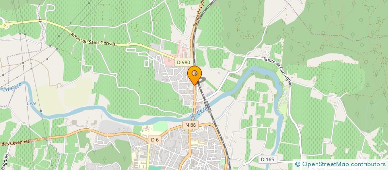 localisation de l'entreprise SCI JIL  BAGNOLS-SUR-CEZE