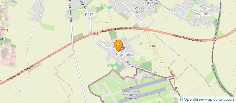 localisation de l'entreprise SCI JILE'S à SERANVILLERS-FORENVILLE